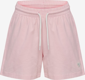 Hummel Trousers in Pink: front