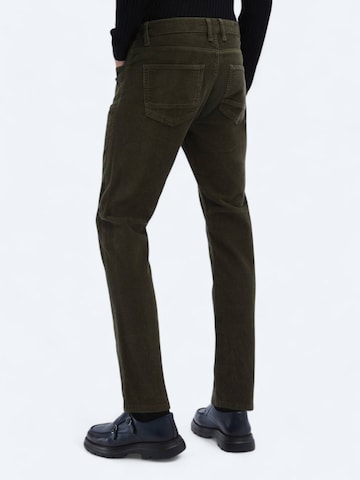KİP Slimfit Broek in Groen