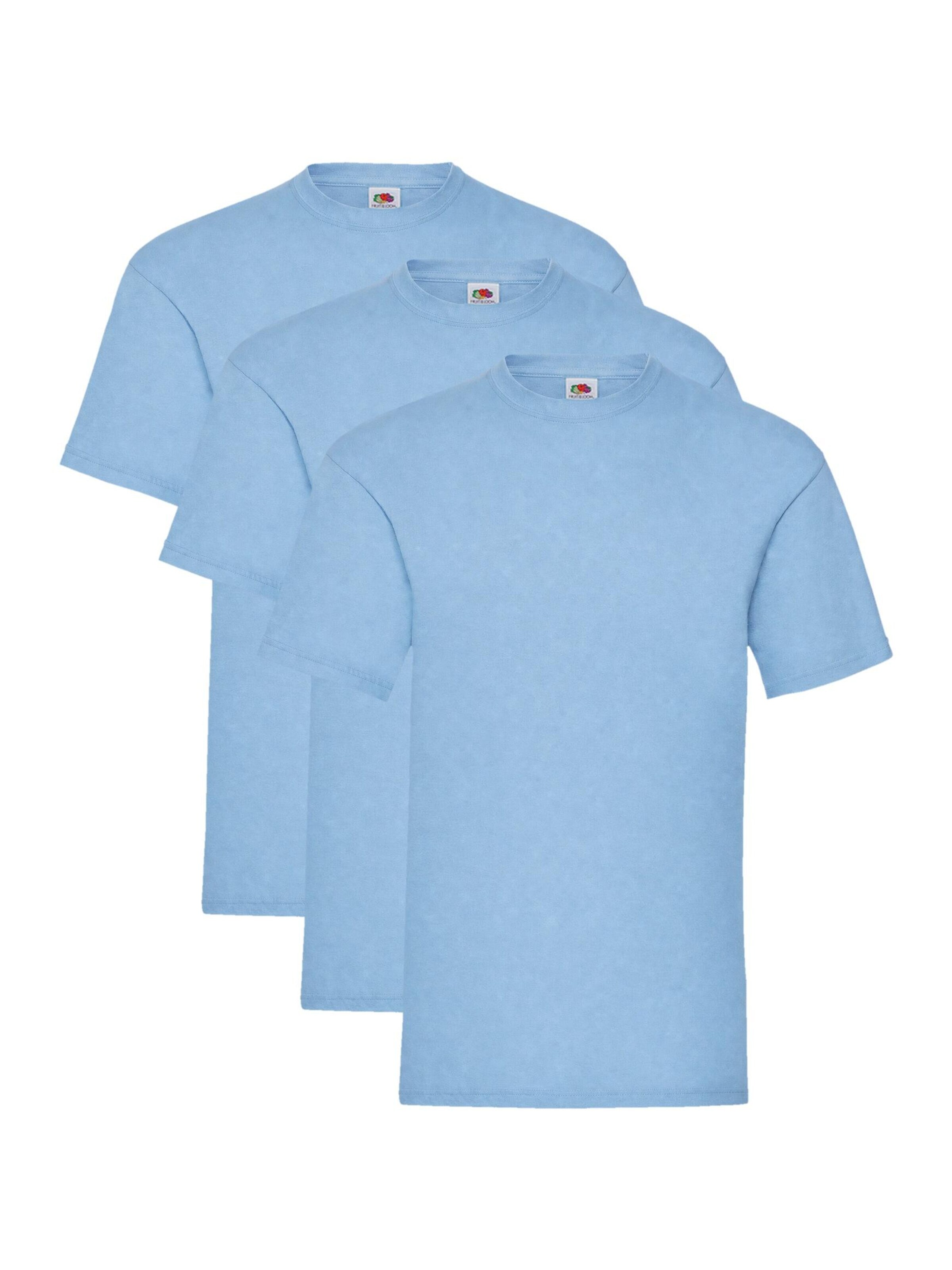 FRUIT OF THE LOOM Shirt 'T-shirt 3-pack' in Blue: front