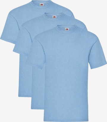 FRUIT OF THE LOOM Shirt 'T-shirt 3-pack' in Blue: front