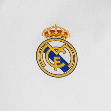 Bluză cu fermoar sport 'Real Madrid Anthem' de la ADIDAS SPORTSWEAR pe alb