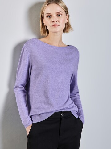 STREET ONE Pullover in Lila: Vorderseite