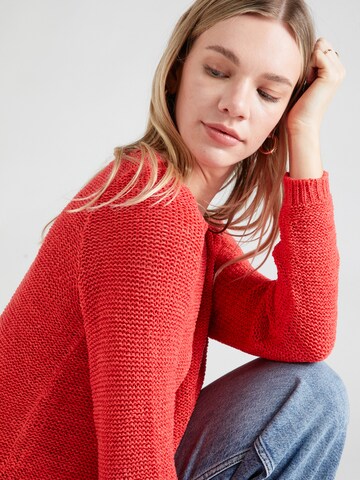 VERO MODA - Pullover 'CHARITY' em vermelho