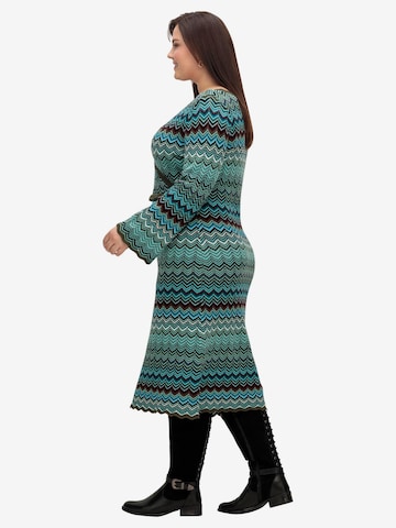 SHEEGO Knitted dress in Green