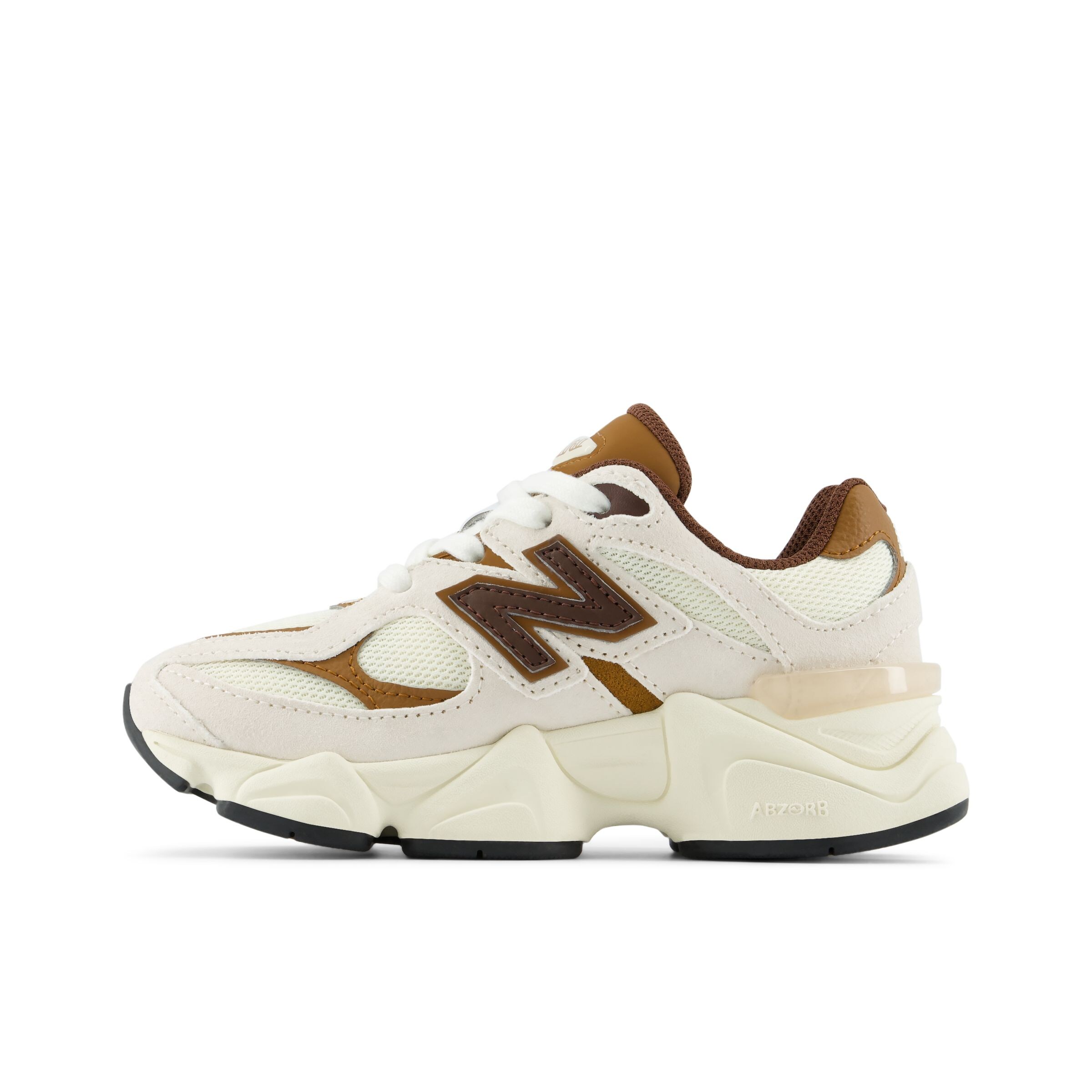 Baskets '9060 Lace' new balance en beige : devant