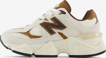 Baskets '9060 Lace' new balance en beige : devant