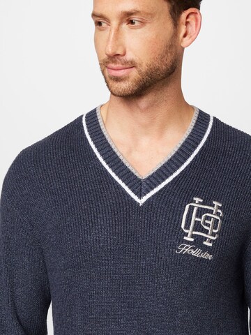 HOLLISTER Sweater 'VARSITY' in Blue