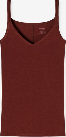 SCHIESSER Onderhemd in Bruin: voorkant