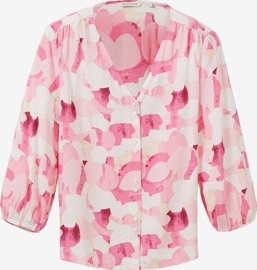 Camicia da donna di TOM TAILOR in rosa: frontale