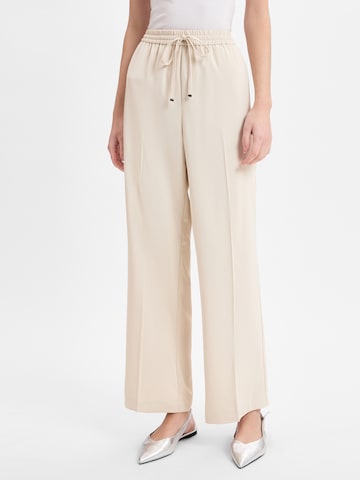 Someday Wide leg Pleated Pants 'Cevil' in Beige: front