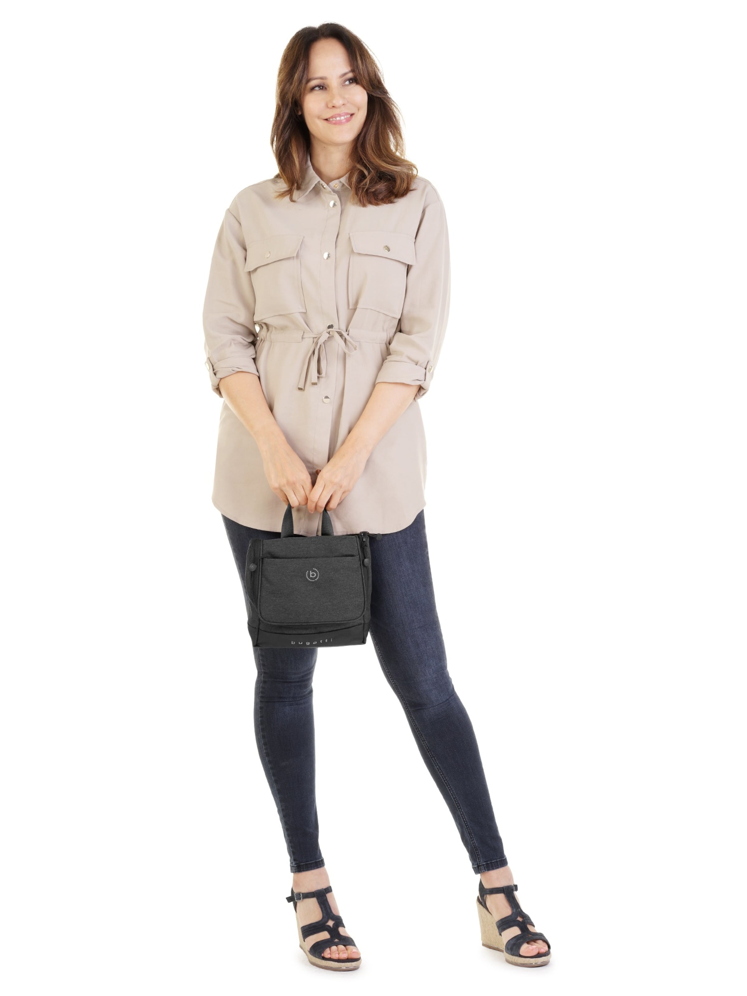 Trousses de toilette 'BUGATTI Kulturtasche' bugatti en noir