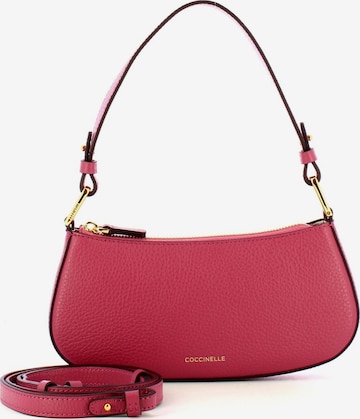 Borsa a spalla 'Coccinelle Shoulder Bag Silver' di Coccinelle in rosa: frontale