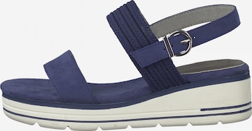 Earth Edition by Marco Tozzi Sandalen met riem in Blauw