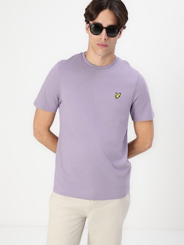 Lyle & Scott Tričko – fialová