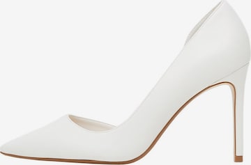 MANGO Pumps 'Audrey4' in Weiß: predná strana