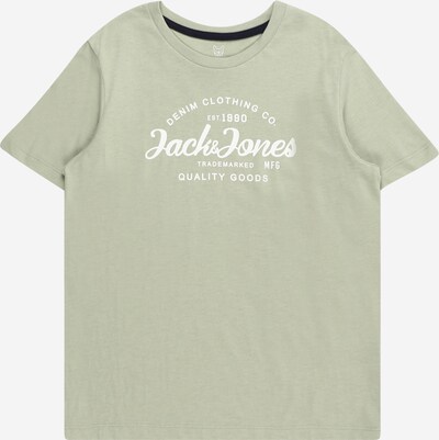 Jack & Jones Junior Shirts 'FOREST' i pastelgrøn / hvid, Produktvisning