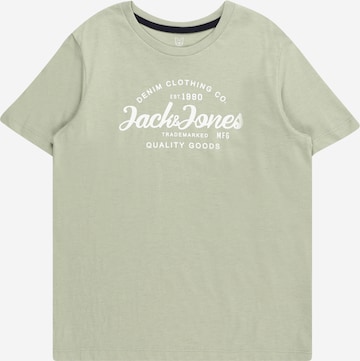 Tricou 'FOREST' de la Jack & Jones Junior pe verde: față
