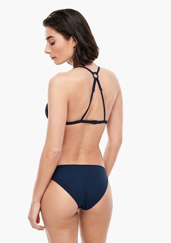 s.Oliver Triangle Bikini in Blue