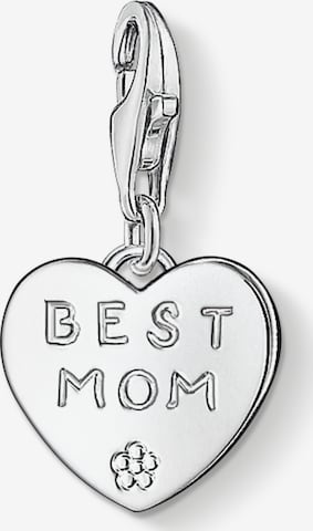 Thomas Sabo Pendant 'BEST MOM' in Silver: front