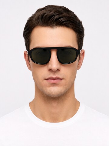 VEYREY Sunglasses 'Pilotenbrille Sonnenbrillen Strugic' in Black