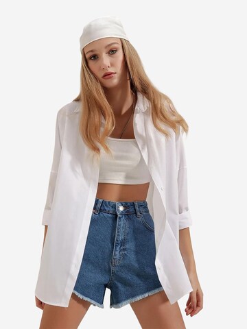 Camicia da donna di Bigdart in bianco: frontale