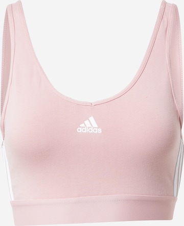 Reggiseno sportivo di ADIDAS SPORTSWEAR in lilla: frontale