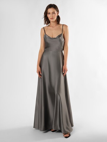 Laona Abendkleid in Grau: Vorderseite