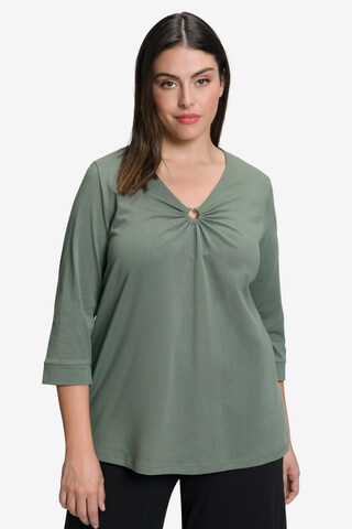 Ulla Popken Shirt in Groen: voorkant