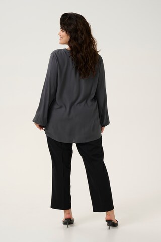 KAFFE CURVE Blouse in Grey