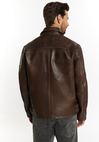 Veste mi-saison DreiMaster Vintage en marron