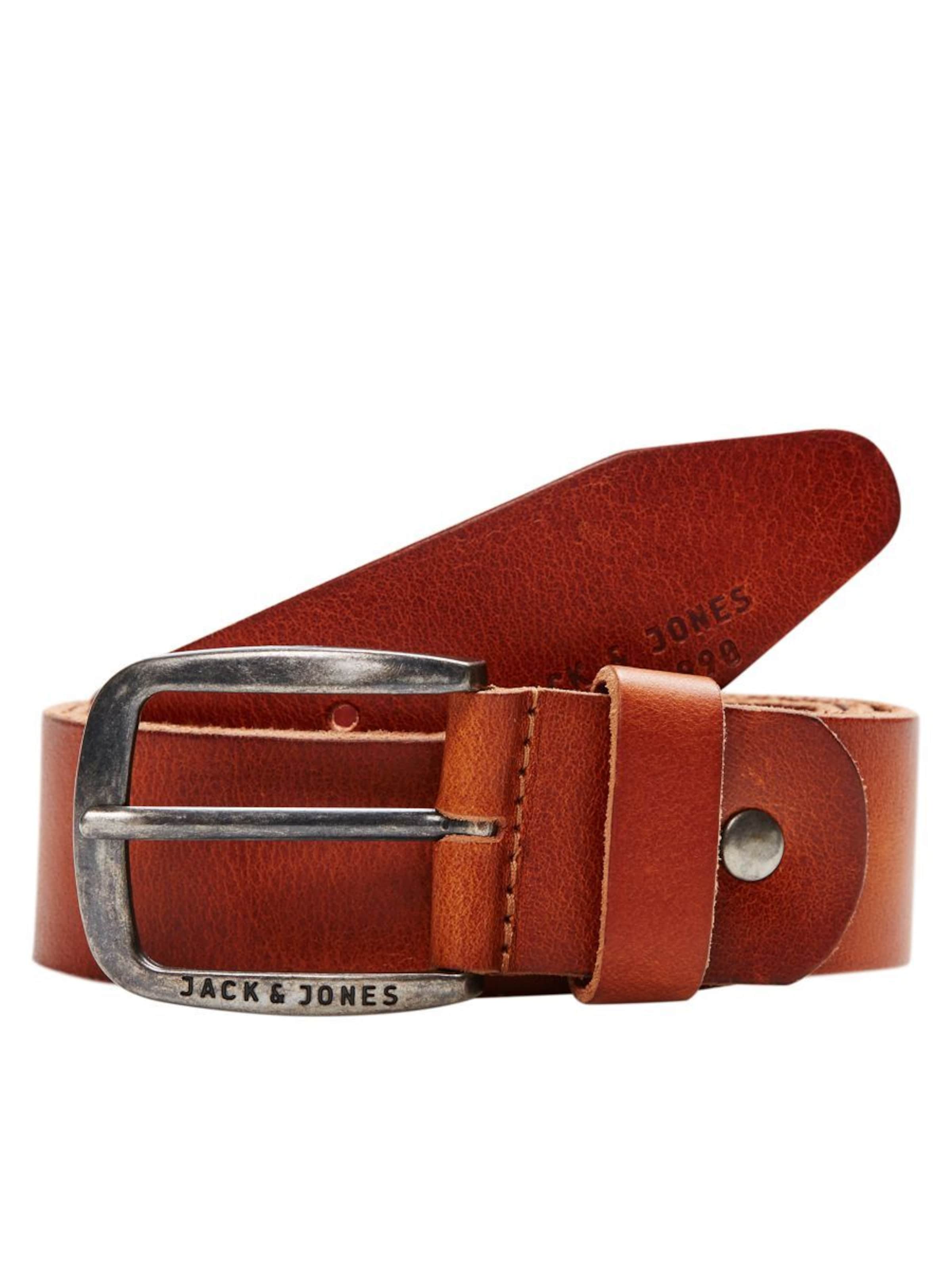 Ceinture 'Paul' JACK & JONES en marron : devant