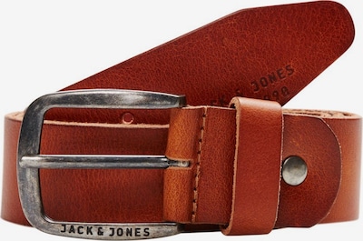 JACK & JONES Cinturón 'Paul' en marrón rojizo / plata, Vista del producto