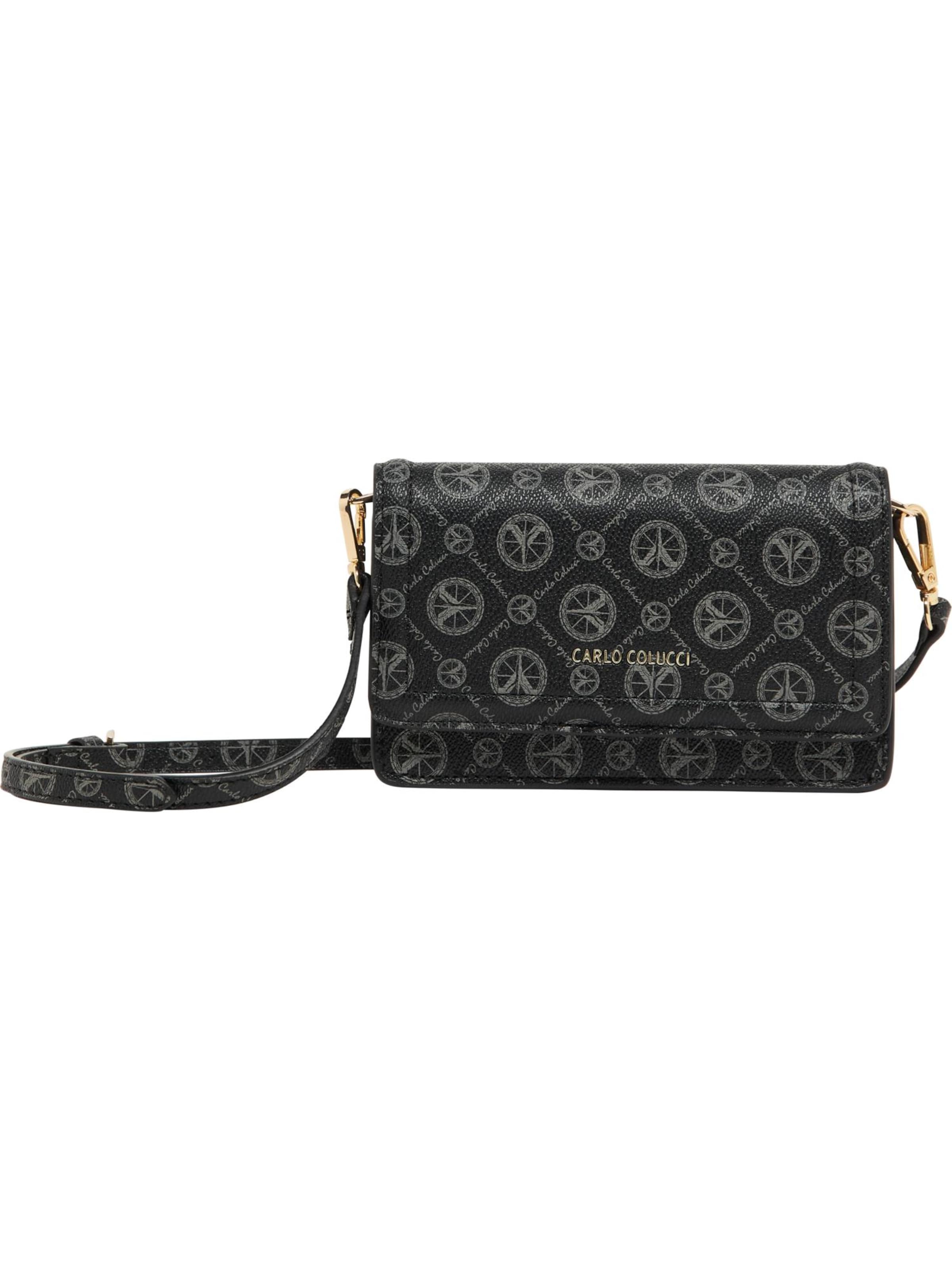 Carlo Colucci Crossbody bag ' Dalbosco ' in Black: front