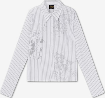 Camicia da donna di Ed Hardy in bianco: frontale