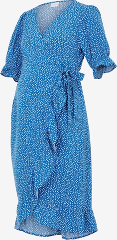 MAMALICIOUS Dress 'Lorina' in Blue: front