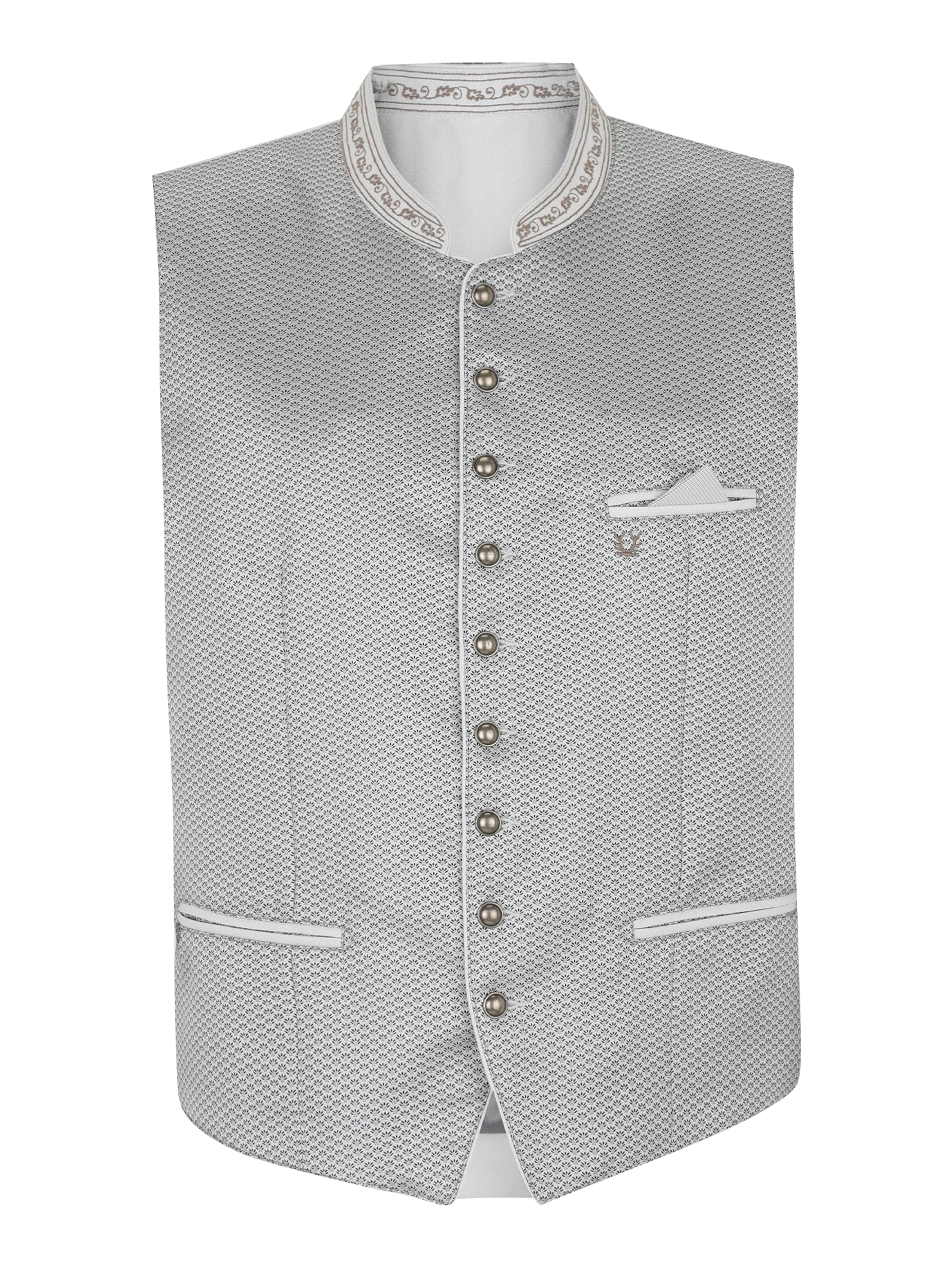 pelēks Krüger Buam Tradicionālā veste: no priekšpuses