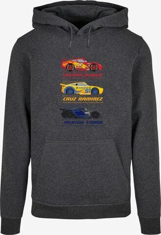 ABSOLUTE CULT Sweatshirt 'Cars - Racer Profile' in Grey: front