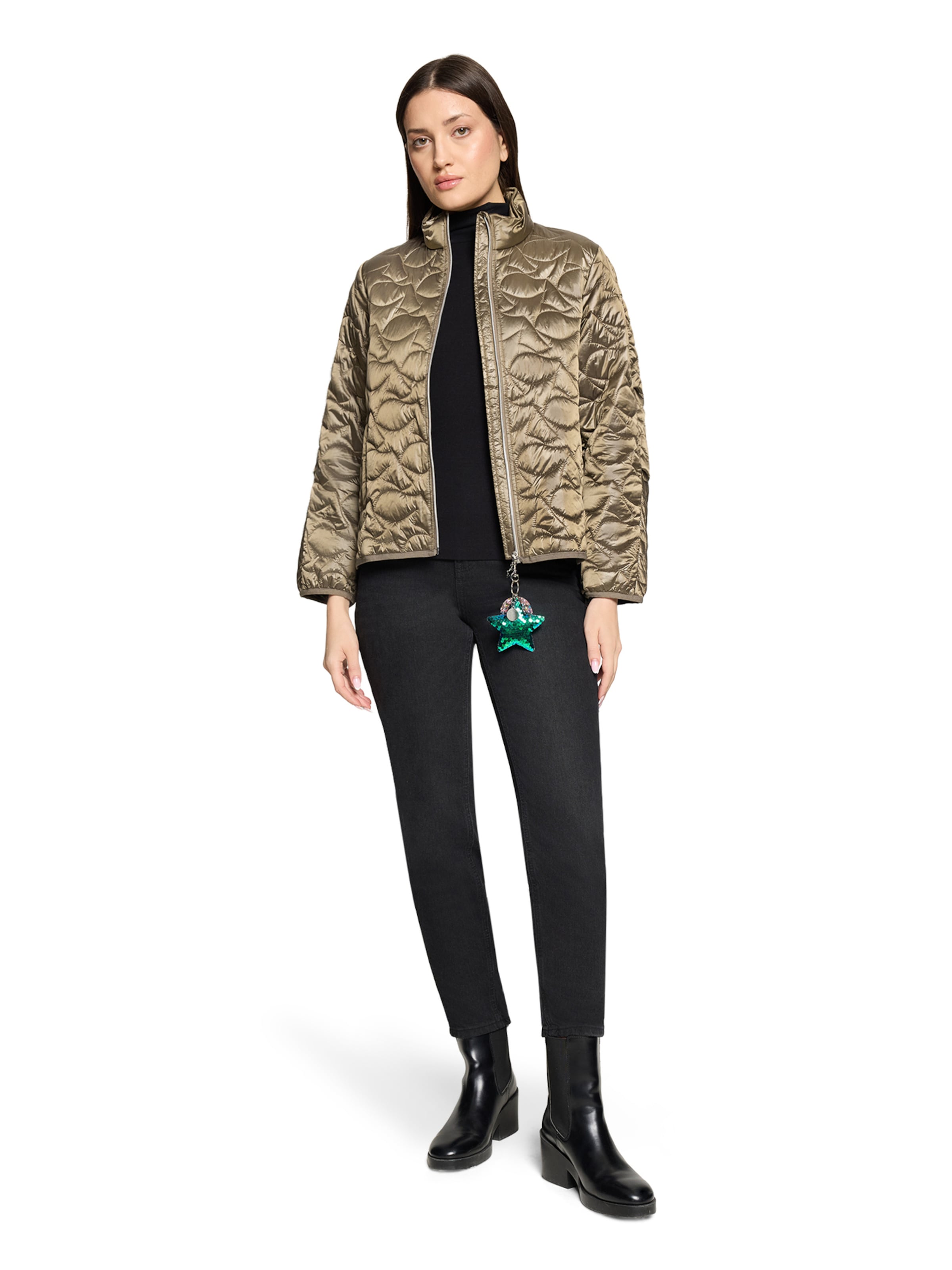 Cartoon Winterjas in Groen