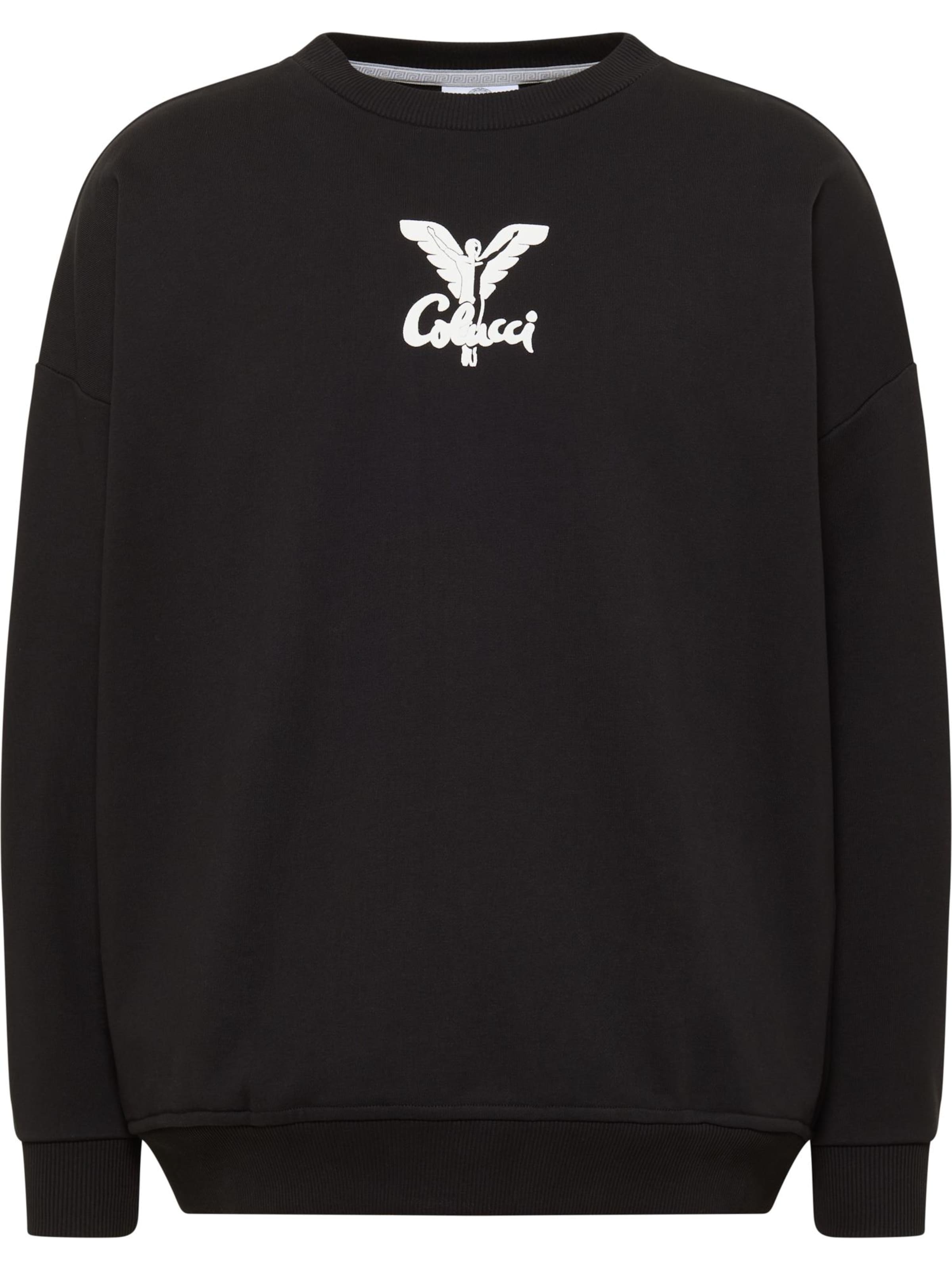 Carlo Colucci Sweatshirt &#x27;Di Quirico&#x27; in Black: front