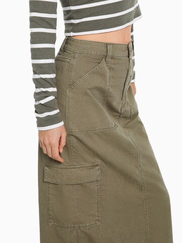 Bershka Skirt in Green