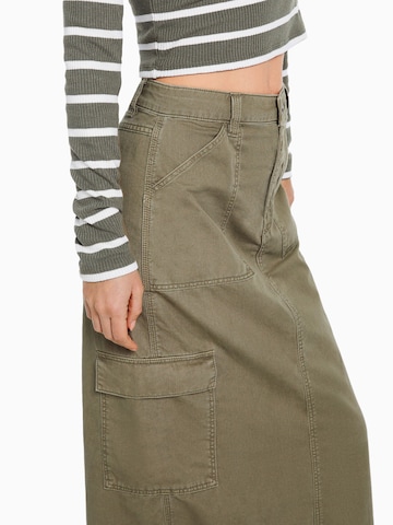 Bershka Skirt in Green