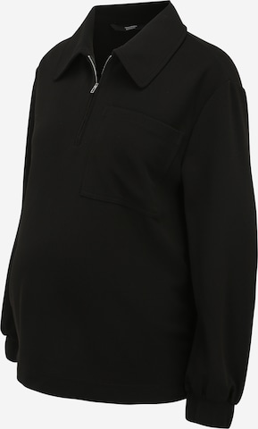 Vero Moda MaternitySweater majica 'Dagny' - crna boja: prednji dio