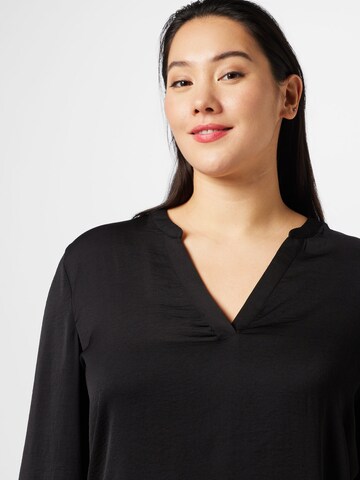 ONLY Curve Shirt 'AVA' in Schwarz