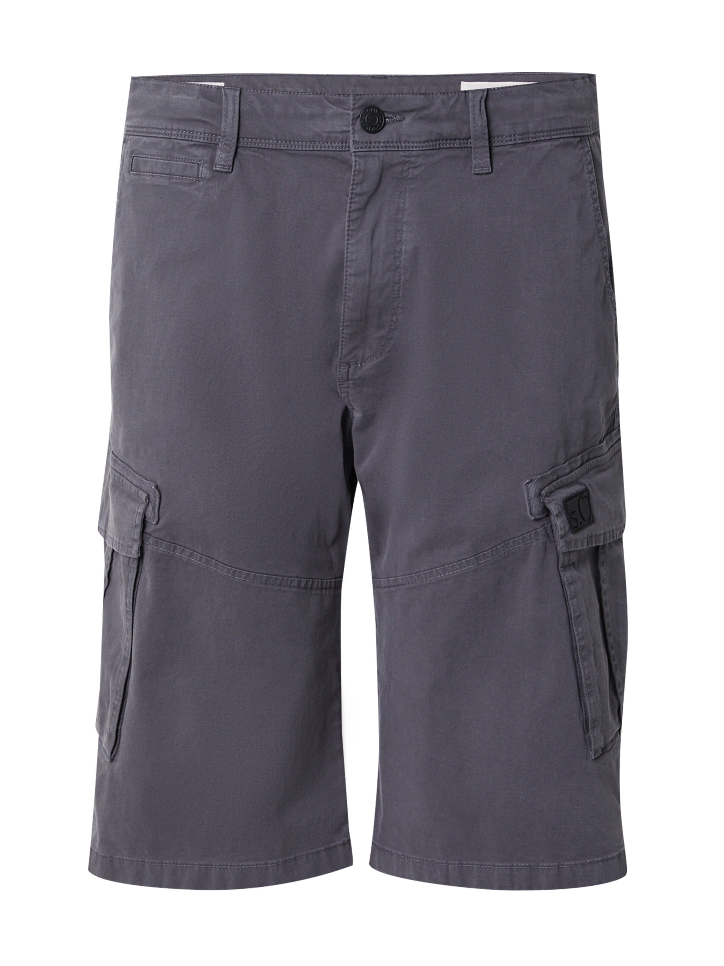 s.Oliver tavaline Klapptaskutega püksid, värv hall: eest vaates