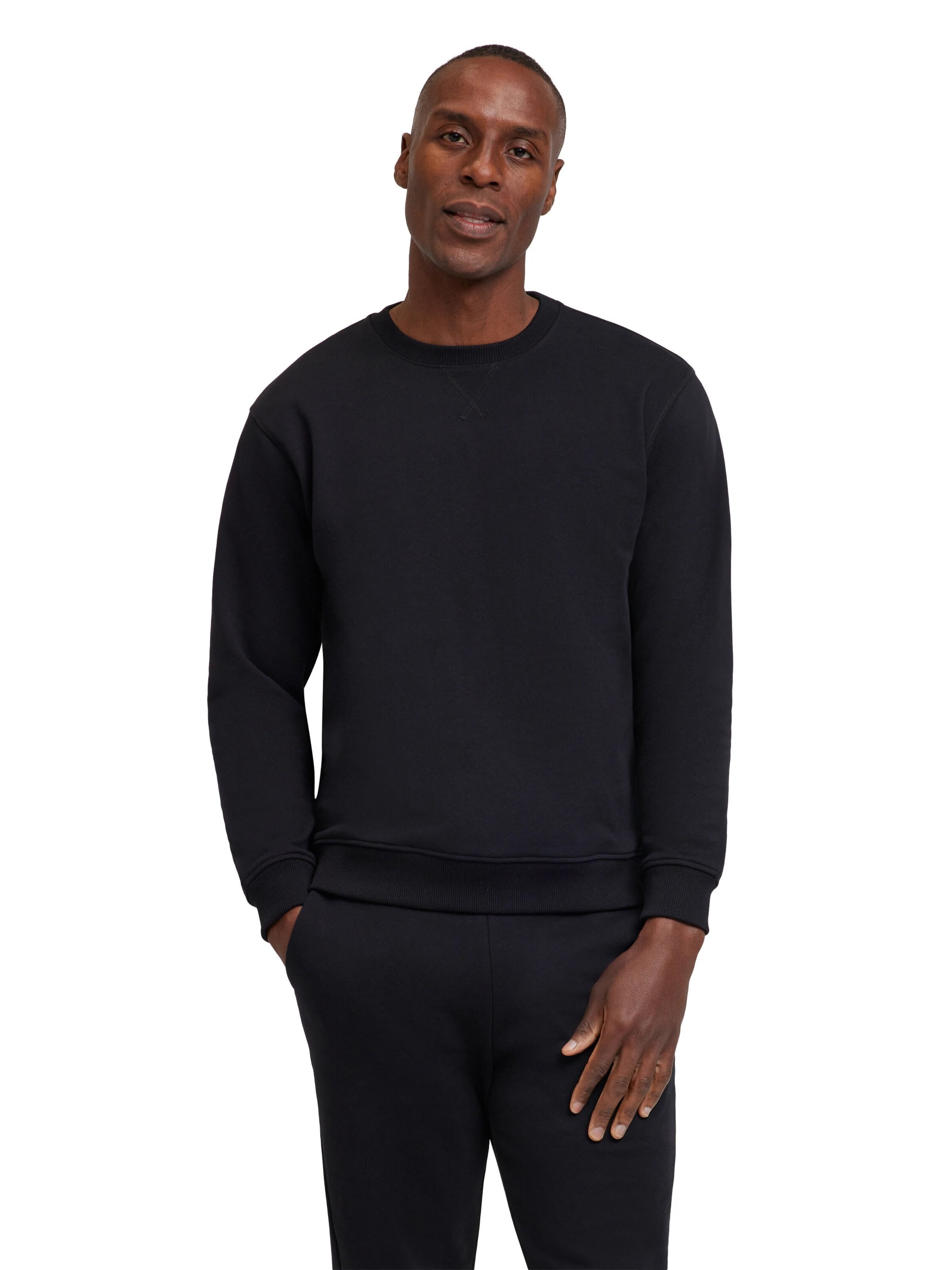 FALKE Sweatshirt 'Sweat' in Black: front