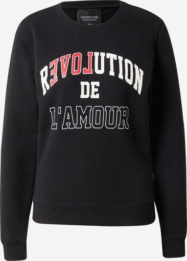 Colourful Rebel Sweatshirt in Red / Black / White, Item view