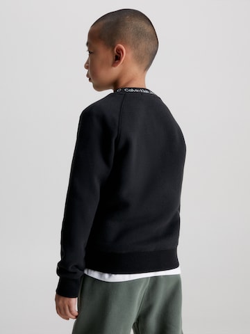 Calvin Klein Jeans Sweatshirt 'Instarsia' in Schwarz
