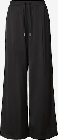 Sergio Tacchini Wide Leg Laskoshousut 'Ermitage' värissä musta: etupuoli