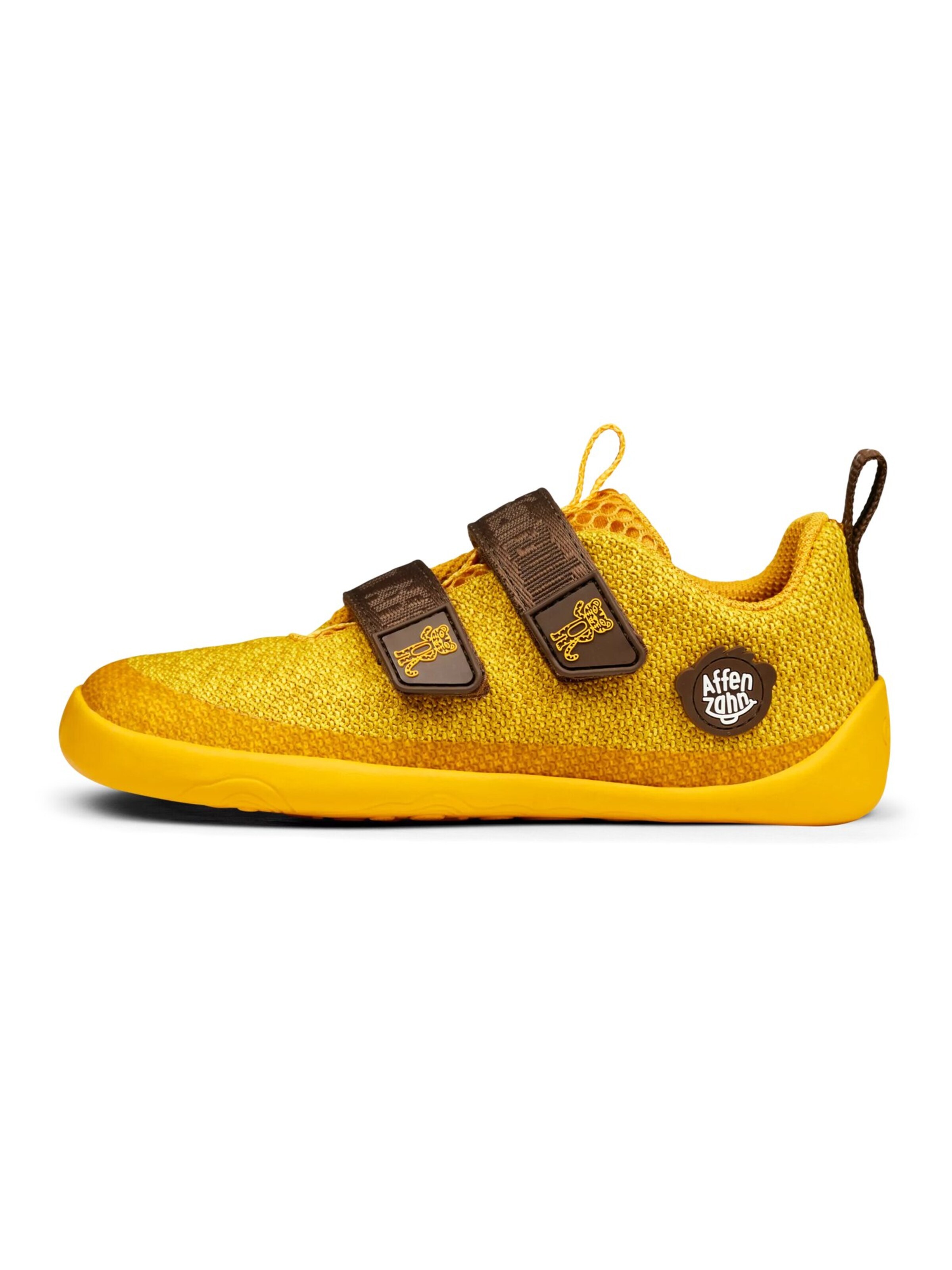 Affenzahn Sneakers 'Happy Tiger' in Yellow: front