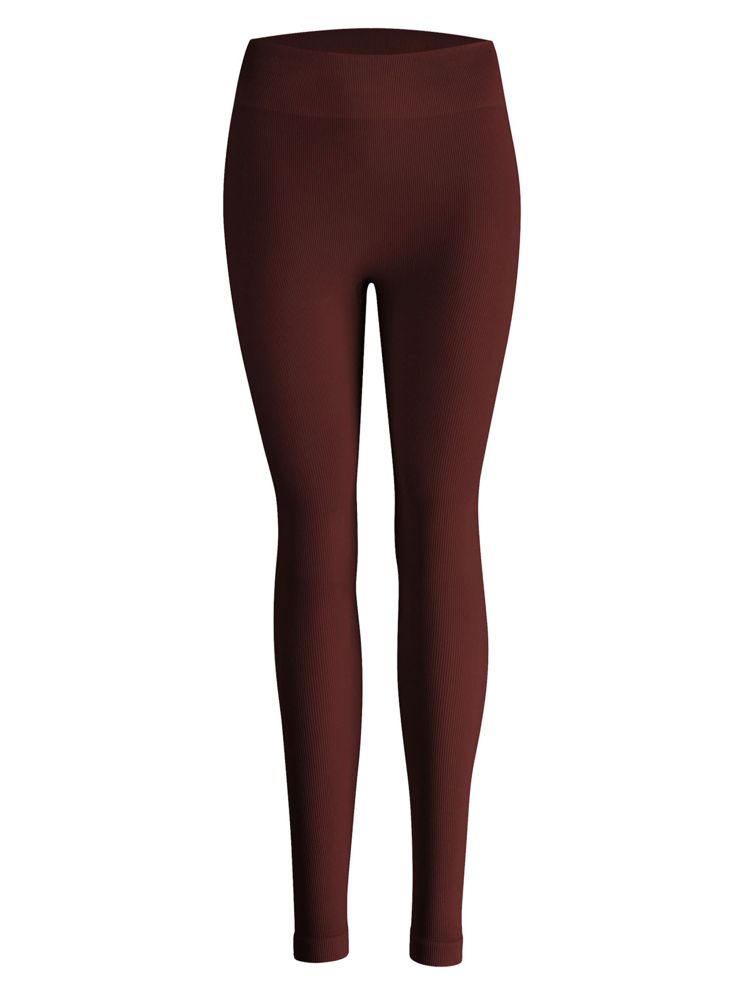 Nur Die Skinny Leggings in Brown: front